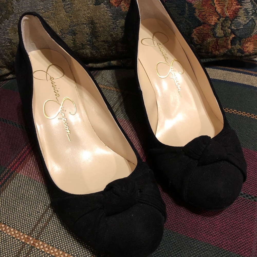 Suede wedge heels. Jessica Simpson size 7.5